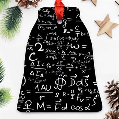 E=mc2 Text Science Albert Einstein Formula Mathematics Physics Bell Ornament (two Sides)