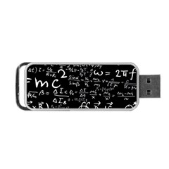 E=mc2 Text Science Albert Einstein Formula Mathematics Physics Portable Usb Flash (one Side) by Jancukart