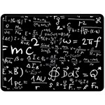 E=mc2 Text Science Albert Einstein Formula Mathematics Physics Fleece Blanket (Large) 80 x60  Blanket Front