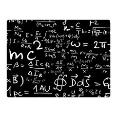 E=mc2 Text Science Albert Einstein Formula Mathematics Physics Premium Plush Fleece Blanket (mini)