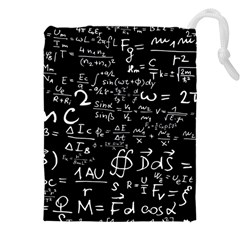 E=mc2 Text Science Albert Einstein Formula Mathematics Physics Drawstring Pouch (5xl) by Jancukart