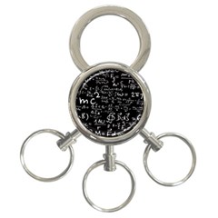 E=mc2 Text Science Albert Einstein Formula Mathematics Physics 3-ring Key Chain