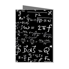 E=mc2 Text Science Albert Einstein Formula Mathematics Physics Mini Greeting Cards (pkg Of 8) by Jancukart