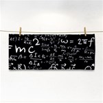 E=mc2 Text Science Albert Einstein Formula Mathematics Physics Hand Towel Front