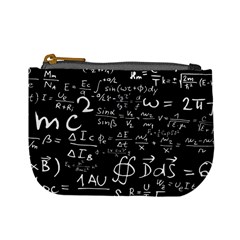 E=mc2 Text Science Albert Einstein Formula Mathematics Physics Mini Coin Purse by Jancukart