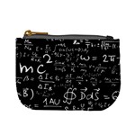 E=mc2 Text Science Albert Einstein Formula Mathematics Physics Mini Coin Purse Front