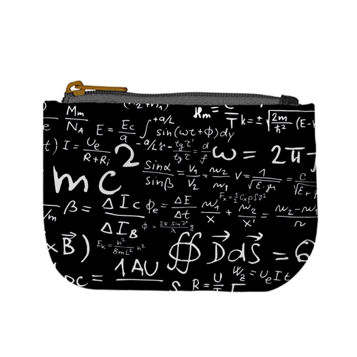 E=mc2 Text Science Albert Einstein Formula Mathematics Physics Mini Coin Purse