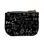 E=mc2 Text Science Albert Einstein Formula Mathematics Physics Mini Coin Purse Back