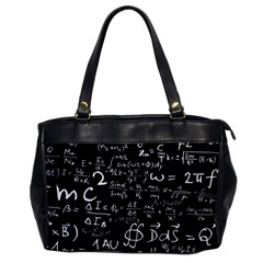 E=mc2 Text Science Albert Einstein Formula Mathematics Physics Oversize Office Handbag by Jancukart