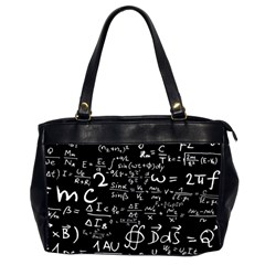 E=mc2 Text Science Albert Einstein Formula Mathematics Physics Oversize Office Handbag (2 Sides)