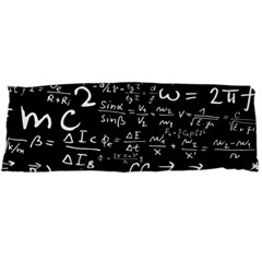 E=mc2 Text Science Albert Einstein Formula Mathematics Physics Body Pillow Case Dakimakura (two Sides) by Jancukart