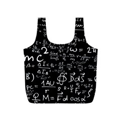 E=mc2 Text Science Albert Einstein Formula Mathematics Physics Full Print Recycle Bag (s)