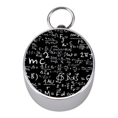 E=mc2 Text Science Albert Einstein Formula Mathematics Physics Mini Silver Compasses