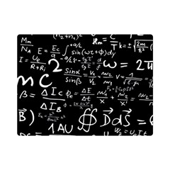 E=mc2 Text Science Albert Einstein Formula Mathematics Physics One Side Premium Plush Fleece Blanket (mini) by Jancukart