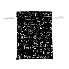 E=mc2 Text Science Albert Einstein Formula Mathematics Physics Lightweight Drawstring Pouch (l) by Jancukart