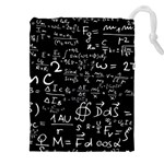 E=mc2 Text Science Albert Einstein Formula Mathematics Physics Drawstring Pouch (5XL) Front