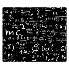 E=mc2 Text Science Albert Einstein Formula Mathematics Physics One Side Premium Plush Fleece Blanket (small) by Jancukart