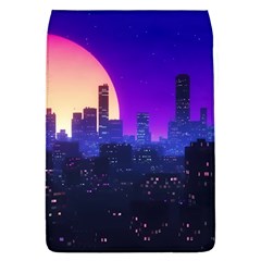 The Sun Night Music The City Background 80s 80 s Synth Removable Flap Cover (l) by Jancukart