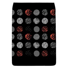 Black And Multicolored Polka Dot Artwork Digital Art Removable Flap Cover (s) by Jancukart