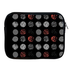 Black And Multicolored Polka Dot Artwork Digital Art Apple Ipad 2/3/4 Zipper Cases by Jancukart