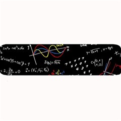 Black Background With Text Overlay Mathematics Formula Board Large Bar Mat