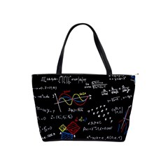 Black Background With Text Overlay Mathematics Formula Board Classic Shoulder Handbag