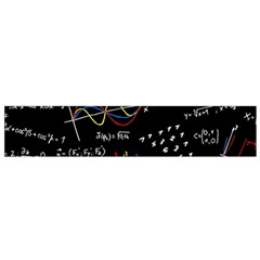 Black Background With Text Overlay Mathematics Formula Board Small Premium Plush Fleece Scarf