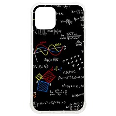 Black Background With Text Overlay Mathematics Formula Board Iphone 12/12 Pro Tpu Uv Print Case