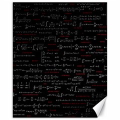 Black Background With Text Overlay Digital Art Mathematics Canvas 16  X 20 