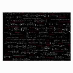 Black Background With Text Overlay Digital Art Mathematics Large Glasses Cloth