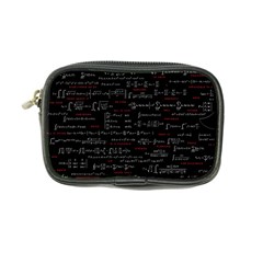 Black Background With Text Overlay Digital Art Mathematics Coin Purse