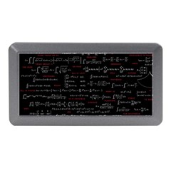 Black Background With Text Overlay Digital Art Mathematics Memory Card Reader (mini)