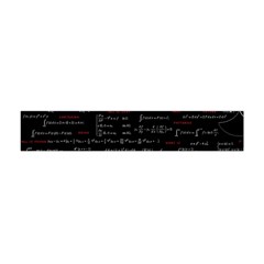 Black Background With Text Overlay Digital Art Mathematics Premium Plush Fleece Scarf (mini)