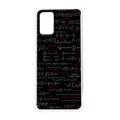 Black Background With Text Overlay Digital Art Mathematics Samsung Galaxy S20plus 6 7 Inch Tpu Uv Case by Jancukart