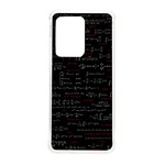 Black Background With Text Overlay Digital Art Mathematics Samsung Galaxy S20 Ultra 6.9 Inch TPU UV Case Front