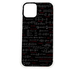 Black Background With Text Overlay Digital Art Mathematics Iphone 12 Pro Max Tpu Uv Print Case by Jancukart