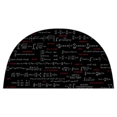 Black Background With Text Overlay Digital Art Mathematics Anti Scalding Pot Cap