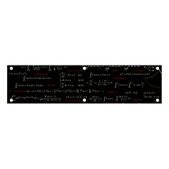 Black Background With Text Overlay Digital Art Mathematics Banner And Sign 4  X 1  by Jancukart