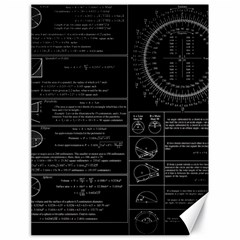 Black Background With Text Overlay Mathematics Trigonometry Canvas 18  X 24 