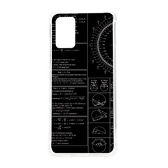 Black Background With Text Overlay Mathematics Trigonometry Samsung Galaxy S20plus 6 7 Inch Tpu Uv Case by Jancukart