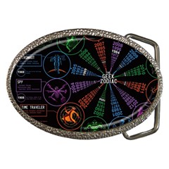 Zodiac Geek Belt Buckles