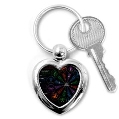 Zodiac Geek Key Chain (heart)