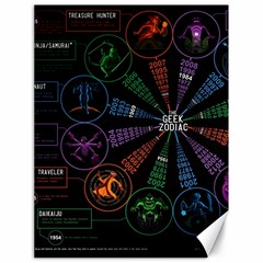 Zodiac Geek Canvas 18  X 24 