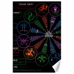 Zodiac Geek Canvas 20  X 30 