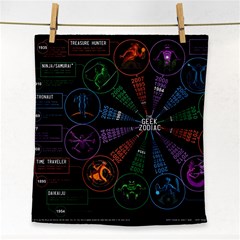 Zodiac Geek Face Towel