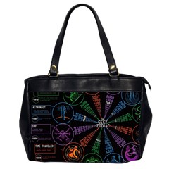 Zodiac Geek Oversize Office Handbag (2 Sides)