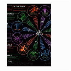 Zodiac Geek Large Garden Flag (two Sides)