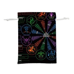 Zodiac Geek Lightweight Drawstring Pouch (l)