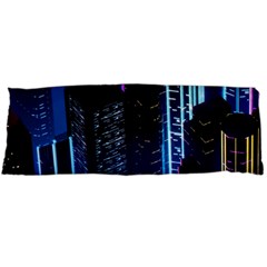 Night Music The City Neon Background Synth Retrowave Body Pillow Case (dakimakura)