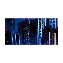 Night Music The City Neon Background Synth Retrowave Yoga Headband